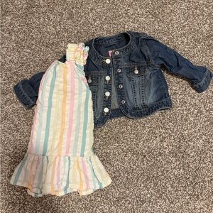 The Children's Place Dark Blue Jean Jacket